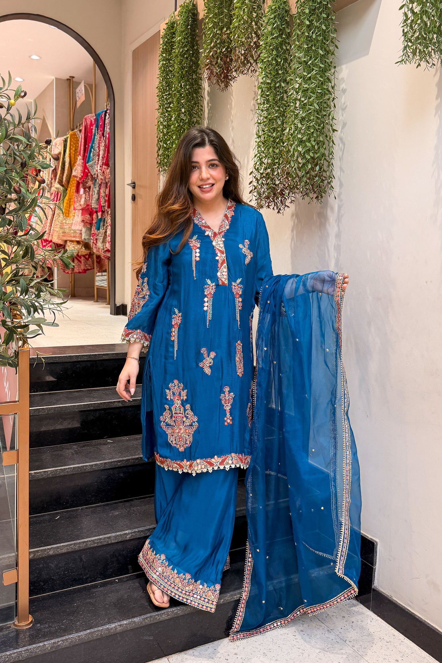 Revka Embroidered Suit Set