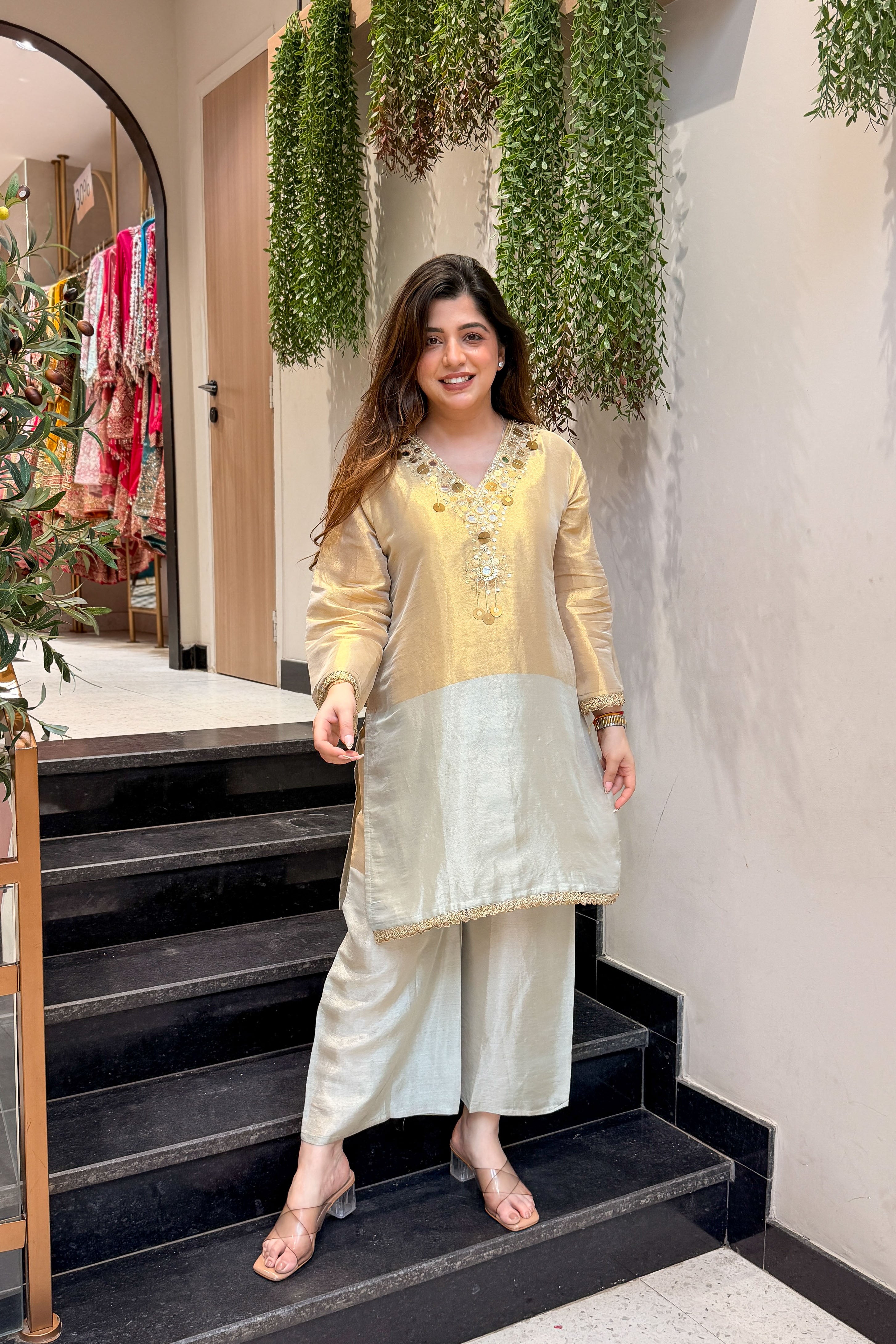 Shifaya Embroidered Co ord Set