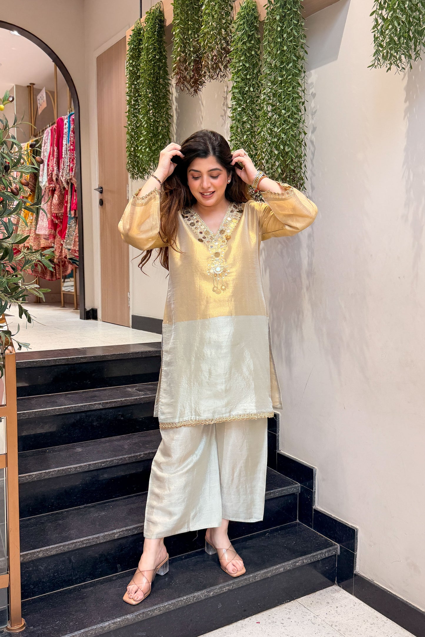 Shifaya Embroidered Co ord Set