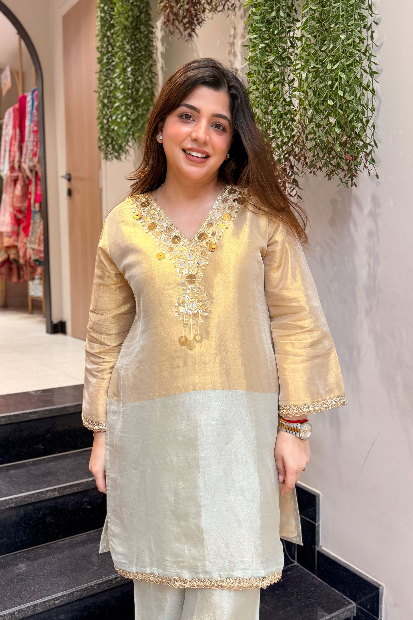 Shifaya Embroidered Co ord Set