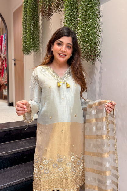 Sarini Hand Embroidered Suit Set