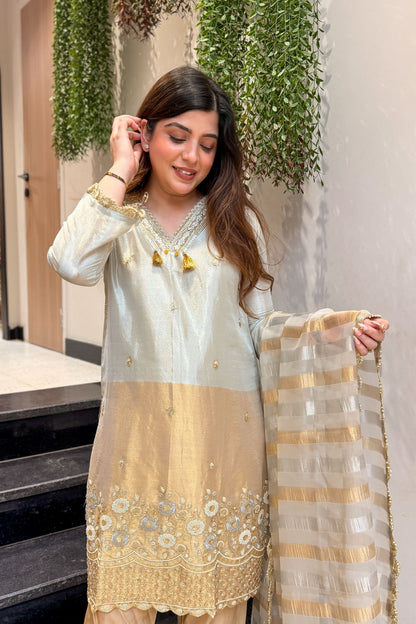 Sarini Hand Embroidered Suit Set