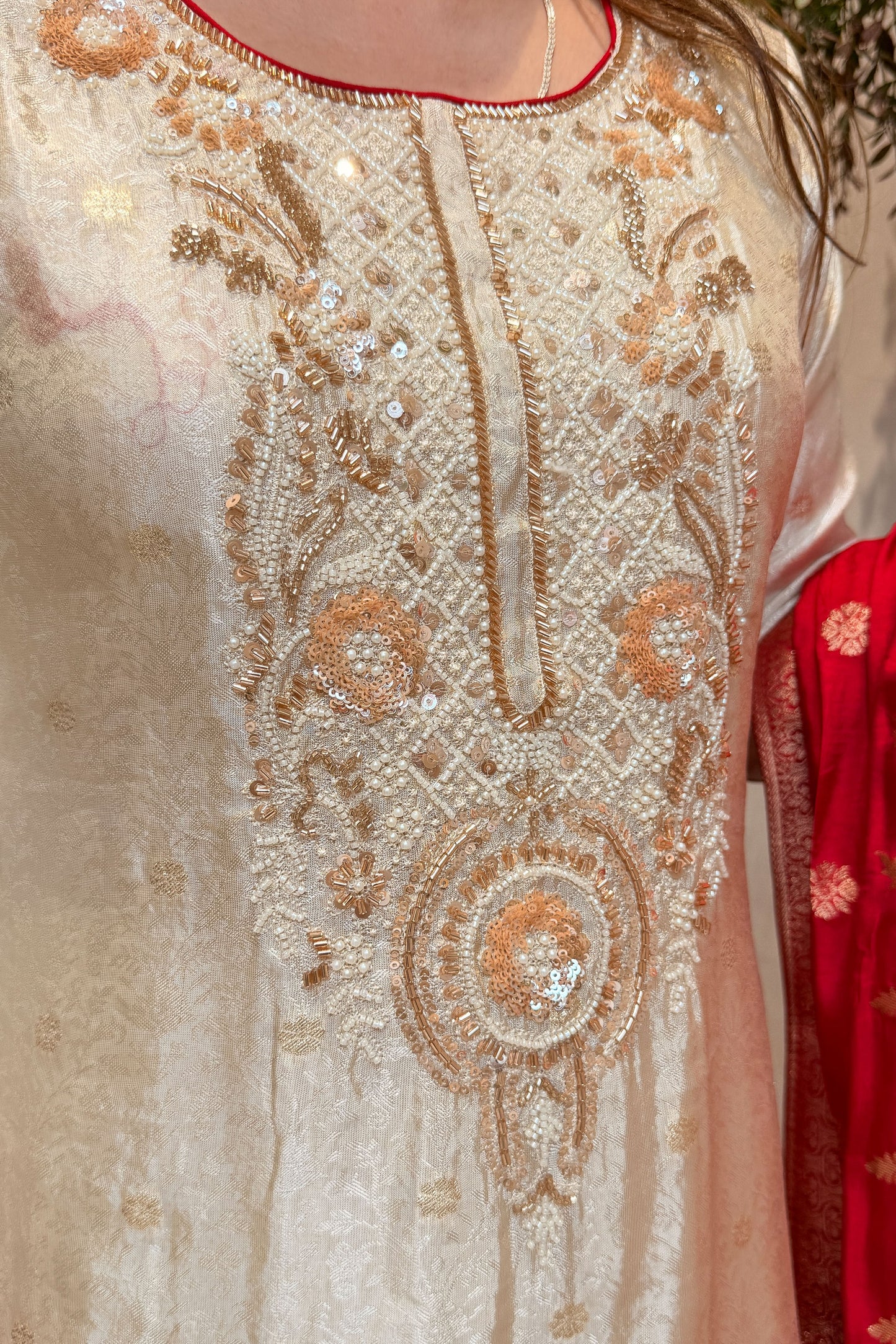 Shama Hand Embroidered Suit Set