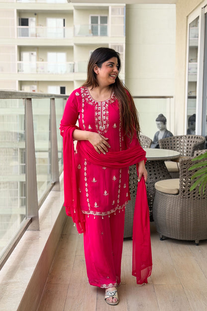 Gurbani Embroidered Suit Set