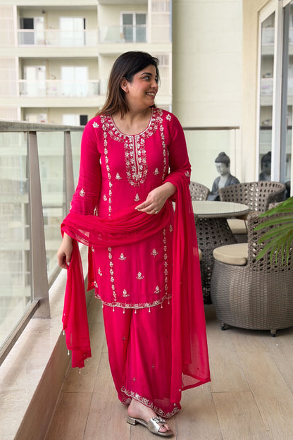 Gurbani Embroidered Suit Set