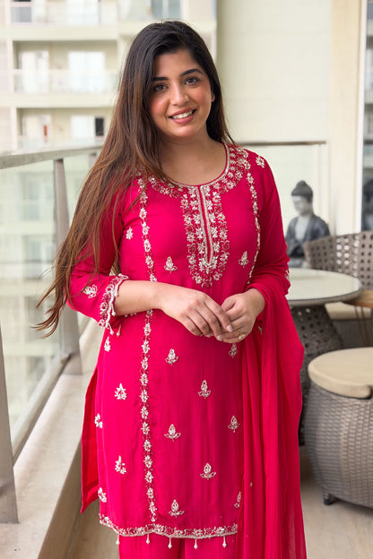 Gurbani Embroidered Suit Set