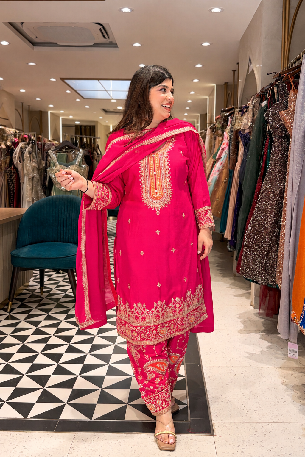 Husna Embroidered Suit Set
