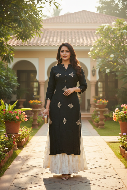 Sumati Thread Work Kurta Set