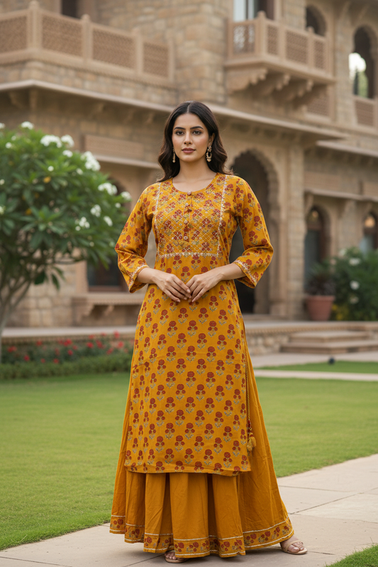 Nitya Floral Printed Co ord Set