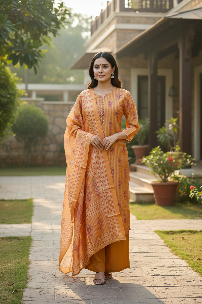 Shanti Printed Suit Set