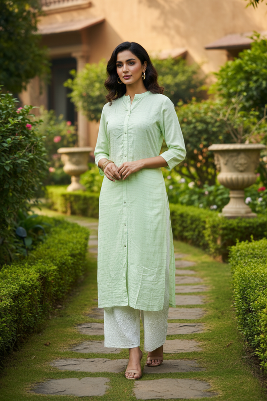 Light Green Kurta Set