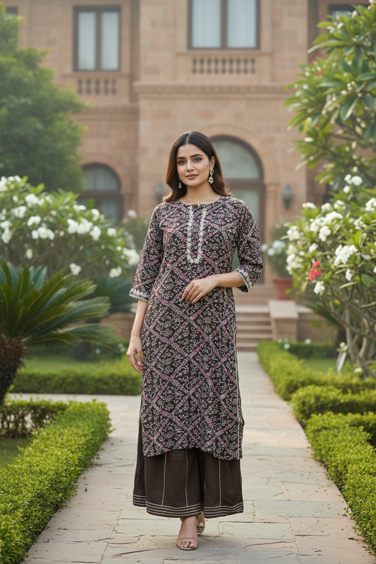 Kanha Printed Plazo Set