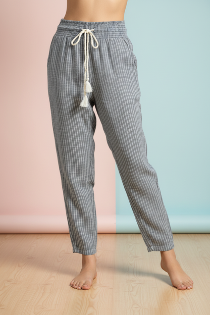 Striped Straight Pants