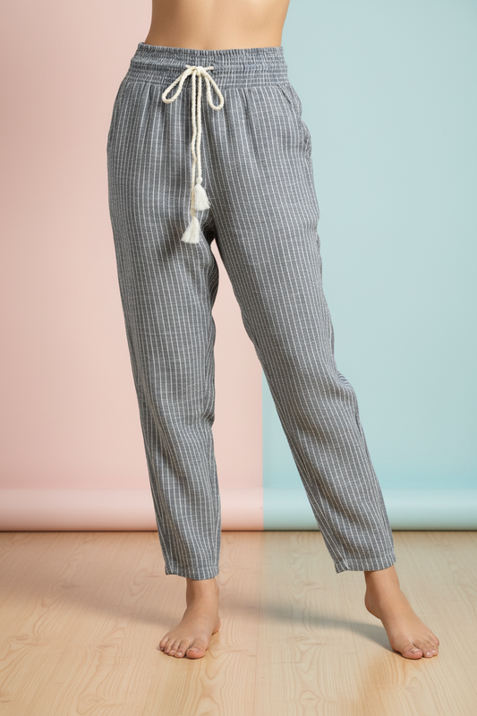 Striped Straight Pants
