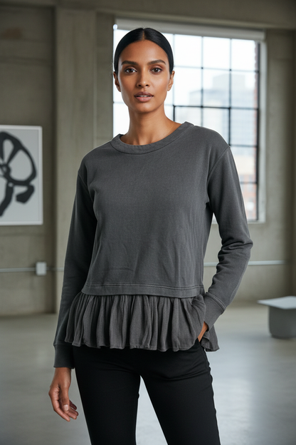 Grey Full Sleeves Tshirt