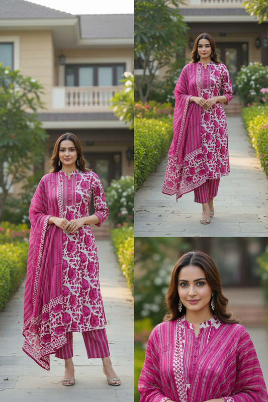 Sneha Floral Printed Suit Set