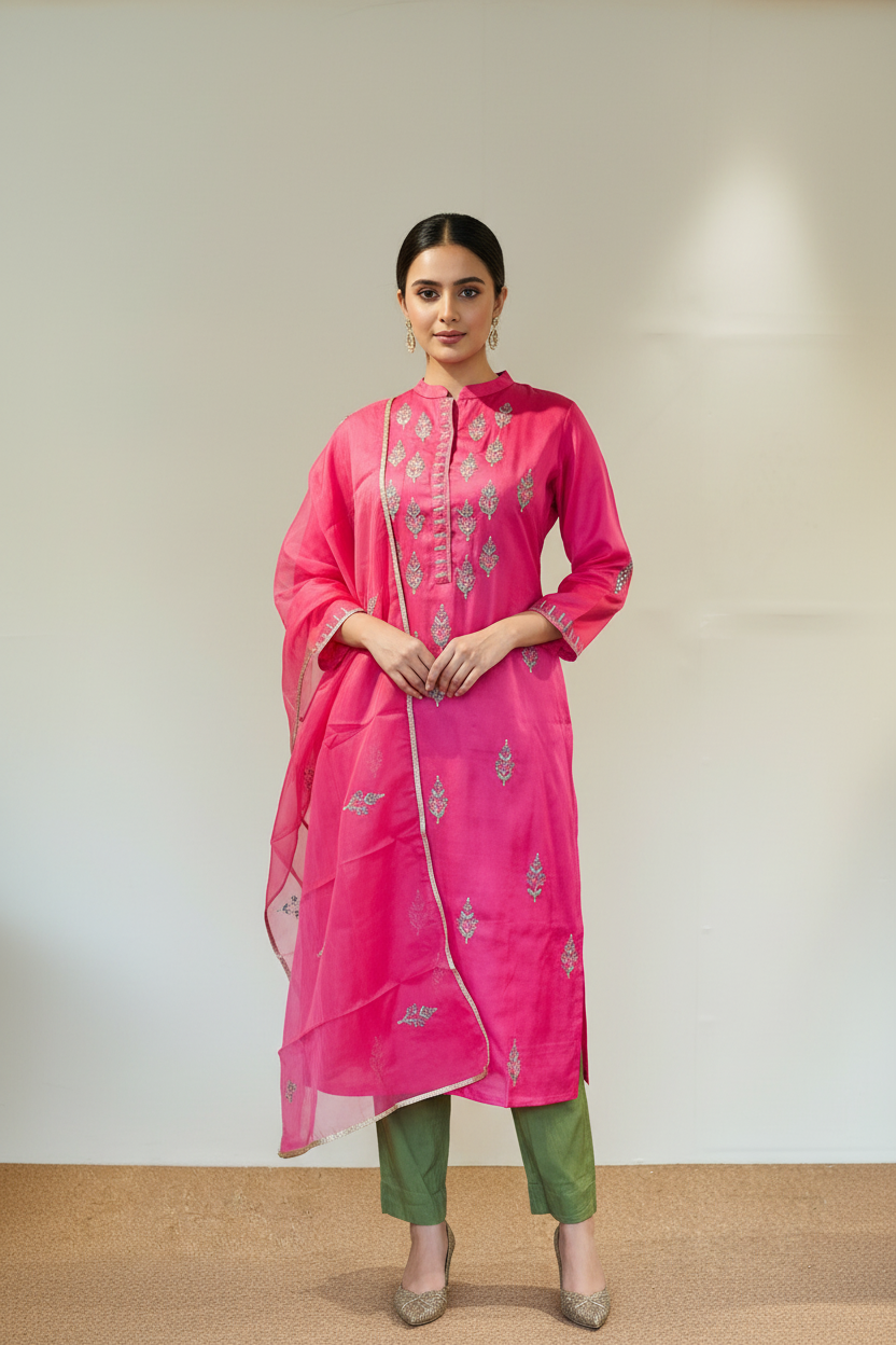 Ananya Embroidered Suit Set