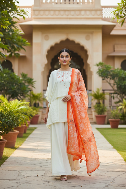 Ziya Embroidered Indo Western