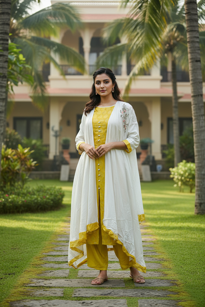 Dhruvi Embroidered Indo Western