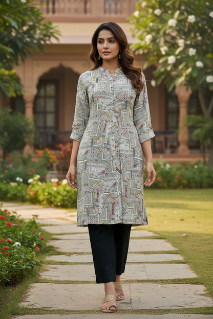 Laiba Printed Kurta Set