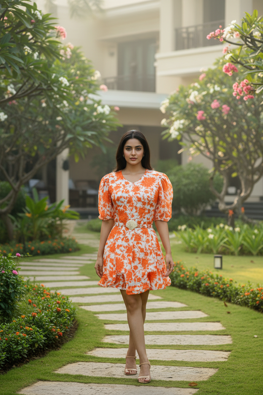 Citrus Garden Mini Dress