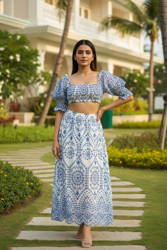 Kwirk Schiffli Work Dress