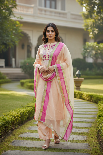 Niti Embroidered Suit Set