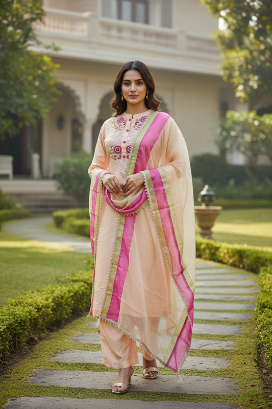 Niti Embroidered Suit Set