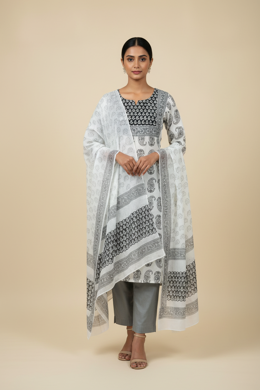Revka Printed Suit Set