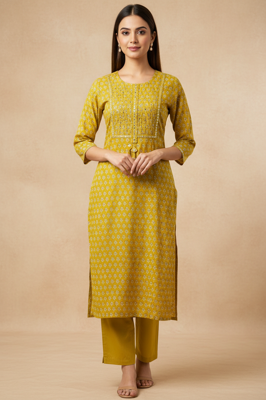 Kiara Printed Kurta Set