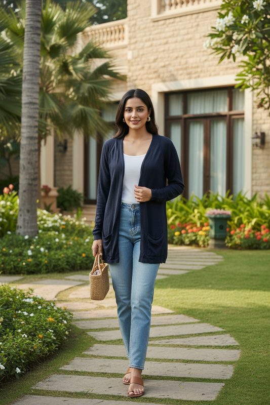 Full Sleeves Cotton Shrug