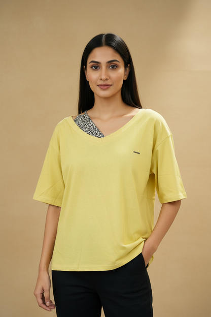 Yellow Loose Fit Shirt