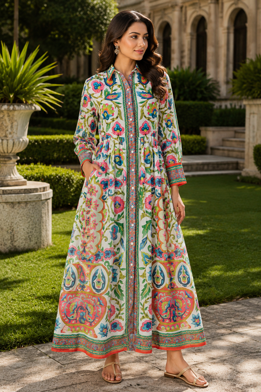 Gina Printed Maxi Dress