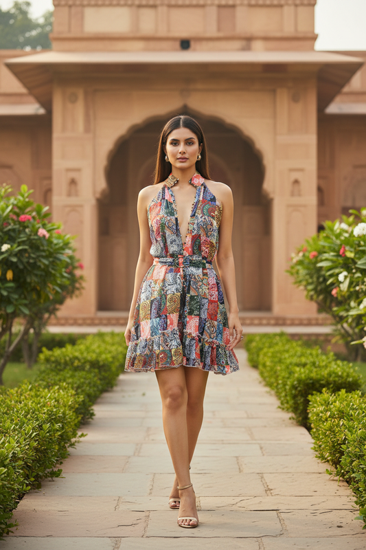 Short Printed Dress