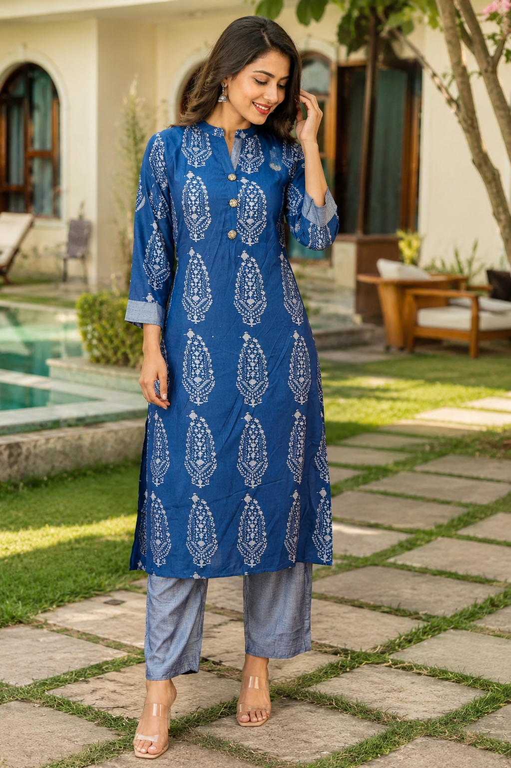 Akay Printed Co ord Set