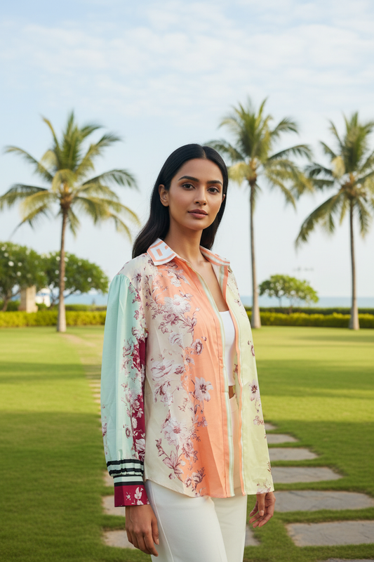 Multicoloured Printed Shirt