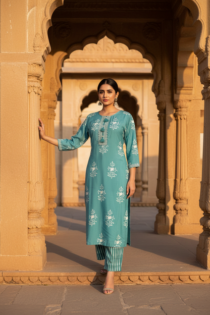 Vani Printed Kurta Set
