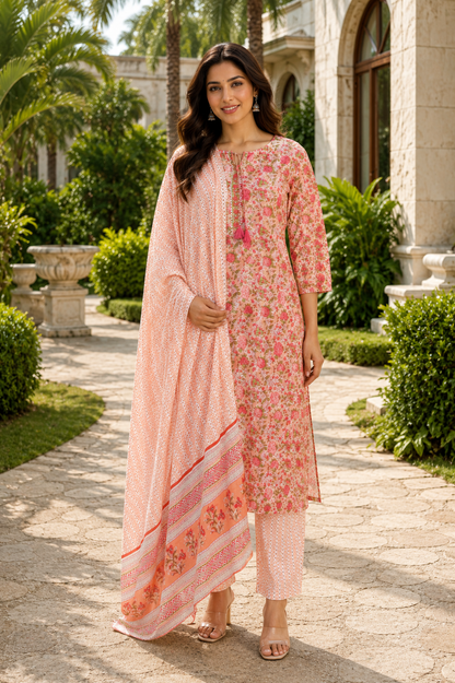 Sayma Floral Printed Suit Set