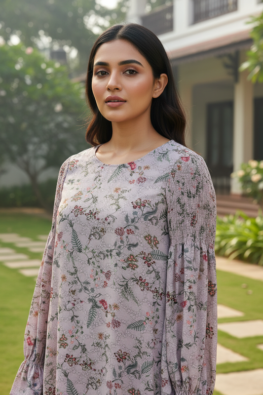 Floral Printed Full Sleeves Top