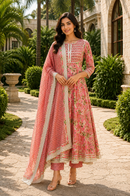 Payal Floral Printed Suit Set