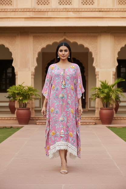 Piya Floral Printed Kaftan