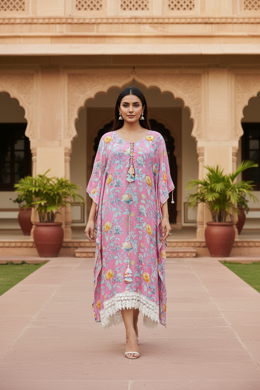 Piya Floral Printed Kaftan