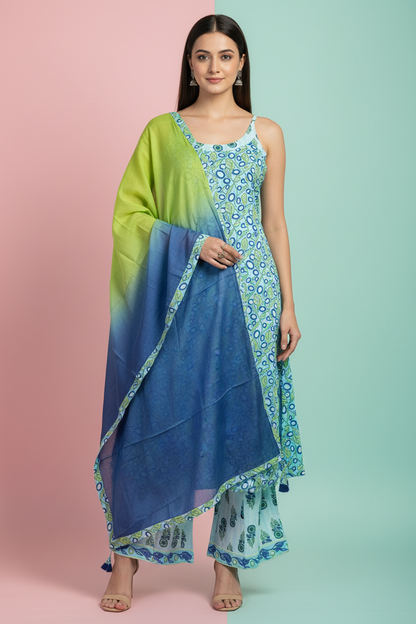 Anika Floral Printed Suit Set