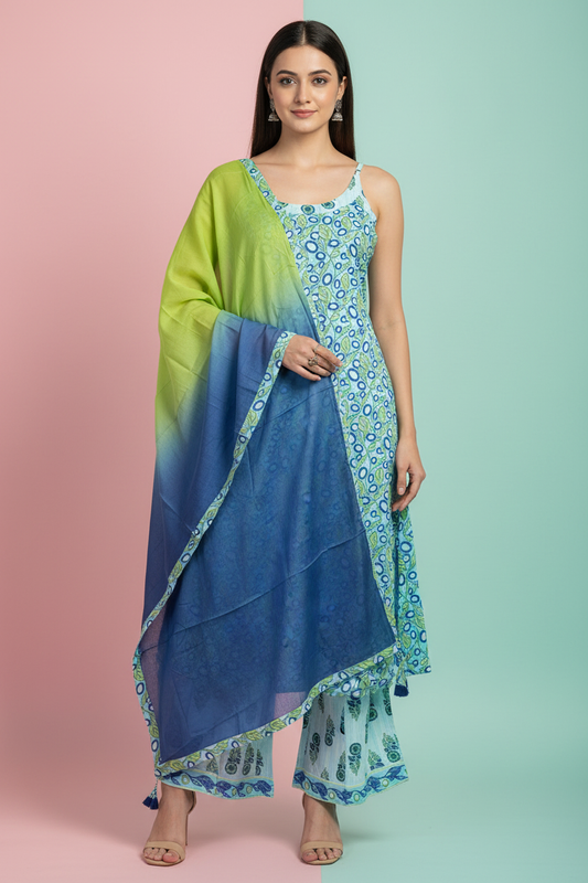 Anika Floral Printed Suit Set
