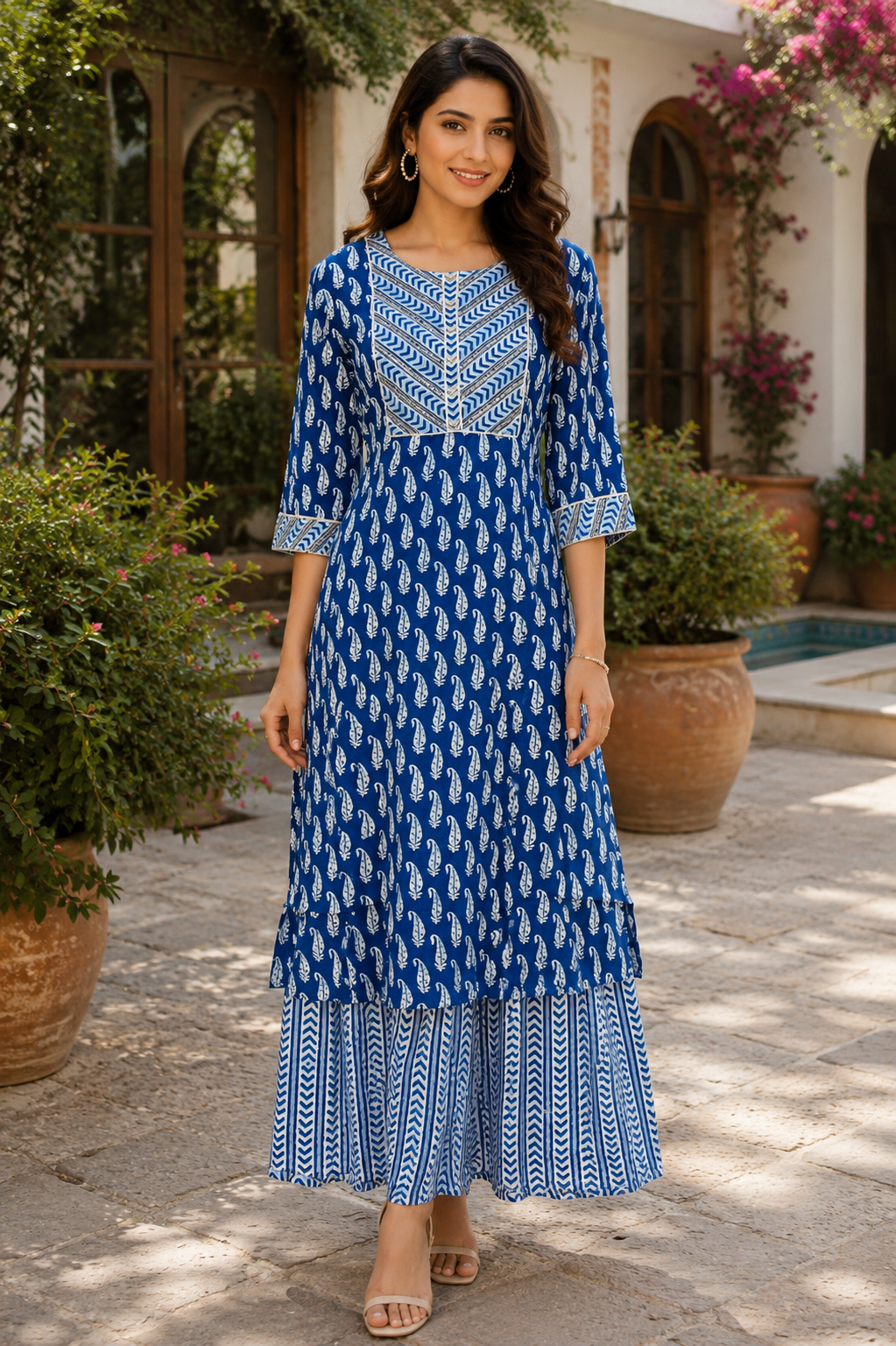 Kinara Printed Sharara Set