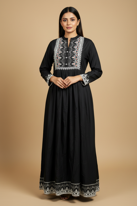 Rama Embroidered Kurta