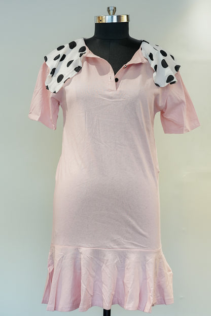 Baby Pink Short Dress