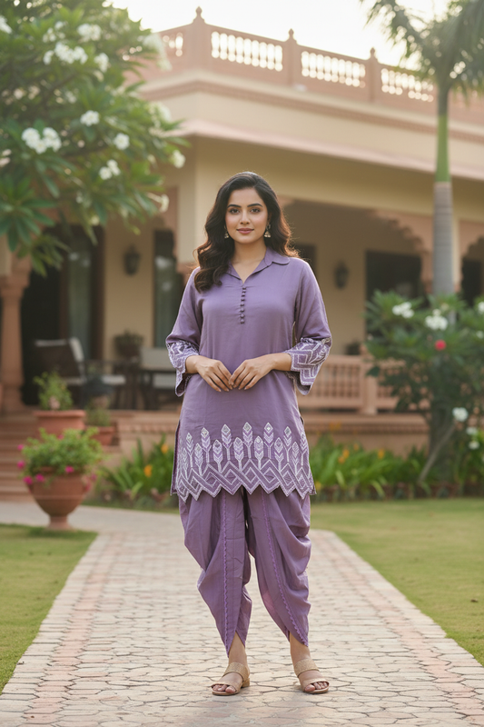 Saifi Embroidered Co ord Set