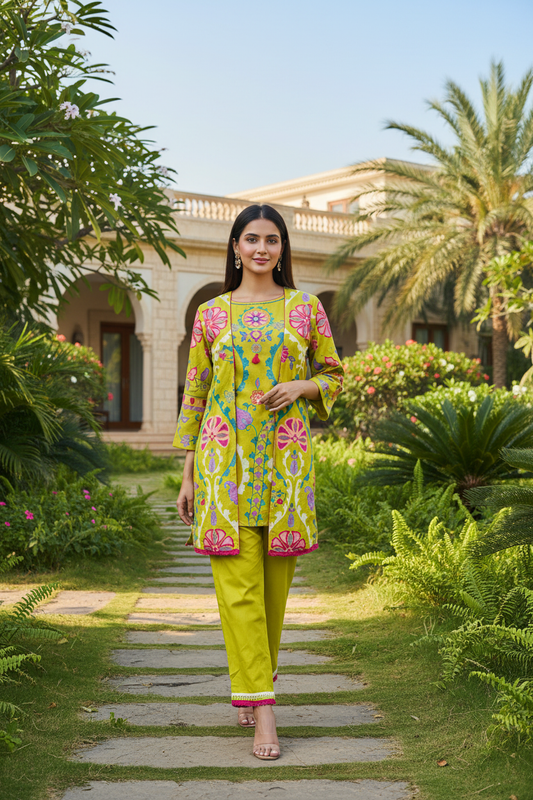 Shanaya Floral Printed Three Piece Set