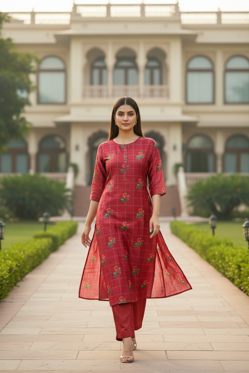 Farida Printed Co ord Set